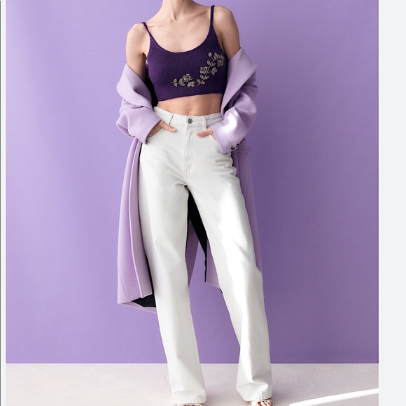 ZARA Bloggers Fav Wool Blend Beaded Knit Top - Picture 3 of 12